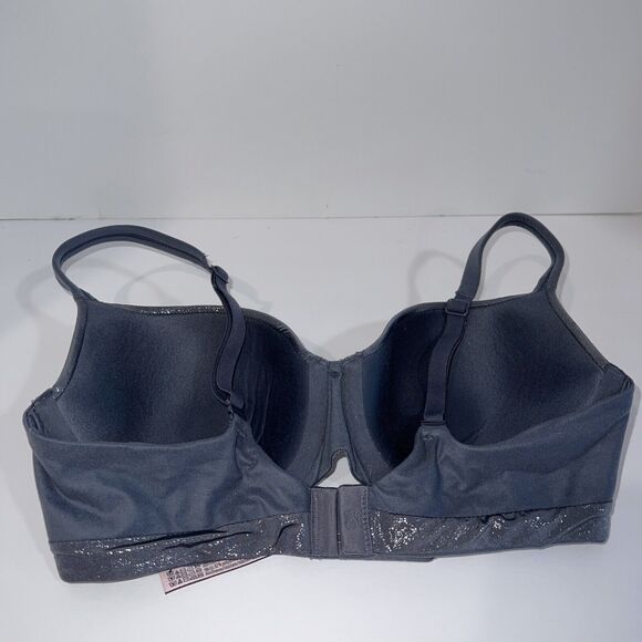 Victoria Secret Body Bra 34D Gray Lined Demi Underwire Sexy Comfortable - Picture 4 of 6